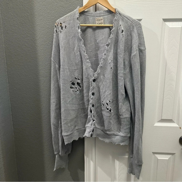 Furst Of a Kind Distressed Cardigan - Picture 5 of 7